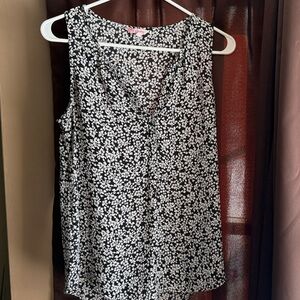 Black and White Floral Dress